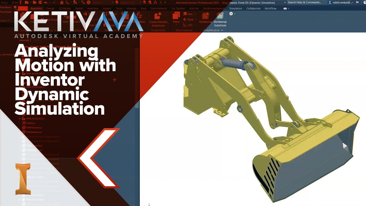 Analyzing Motion with Inventor Dynamic Simulation | Autodesk Virtual Academy