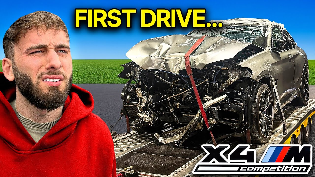 DRIVING MY WRECKED BMW X4M COMPETITION FOR THE FIRST TIME 