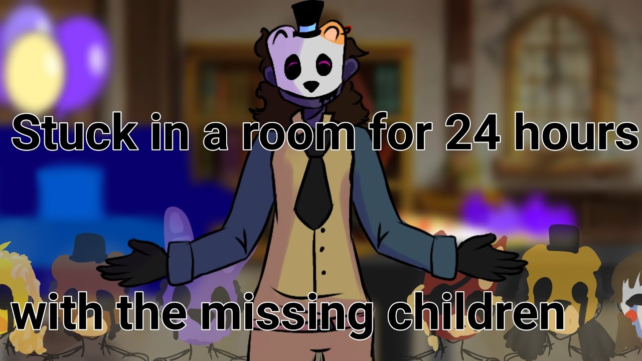 Micheal Afton stuck in the room with the missing children for 24 hours//Part 1// glammike au