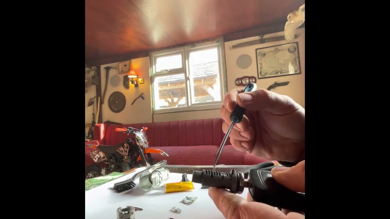 Transit custom bonnet barrel lock repair/build