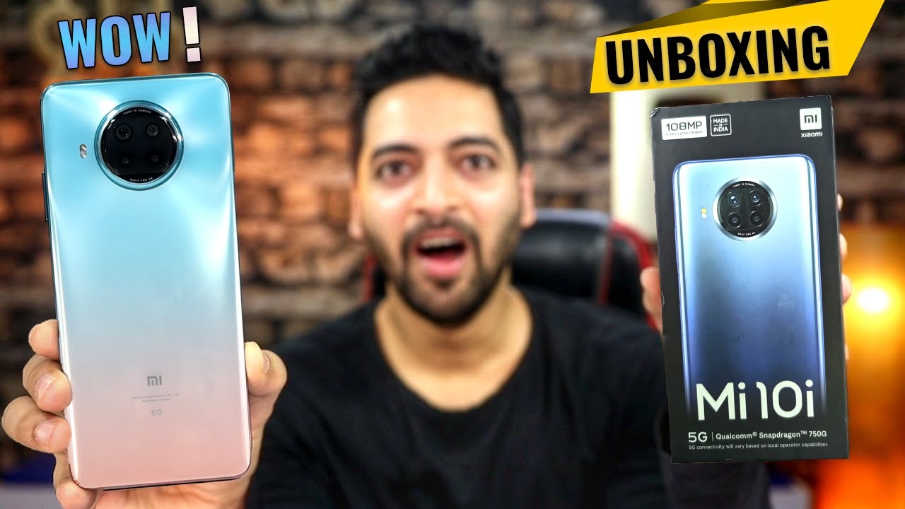 Mi10i 5G Indian Unit🔥 - Unboxing & Hands On💪 | 108MP😲 | SD 750G | 33W Charging | Stereo Speakers😍