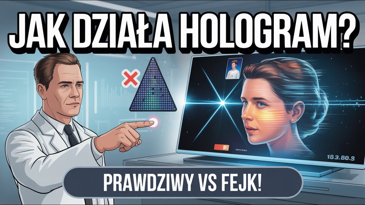 Jak działa hologram? Zapisujemy pole świetlne, nie obraz!