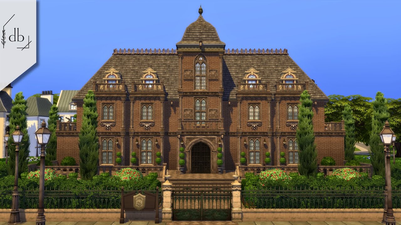 Школа-интернат Бритчестер | Часть 1 | The Sims 4 Скоростная сборка