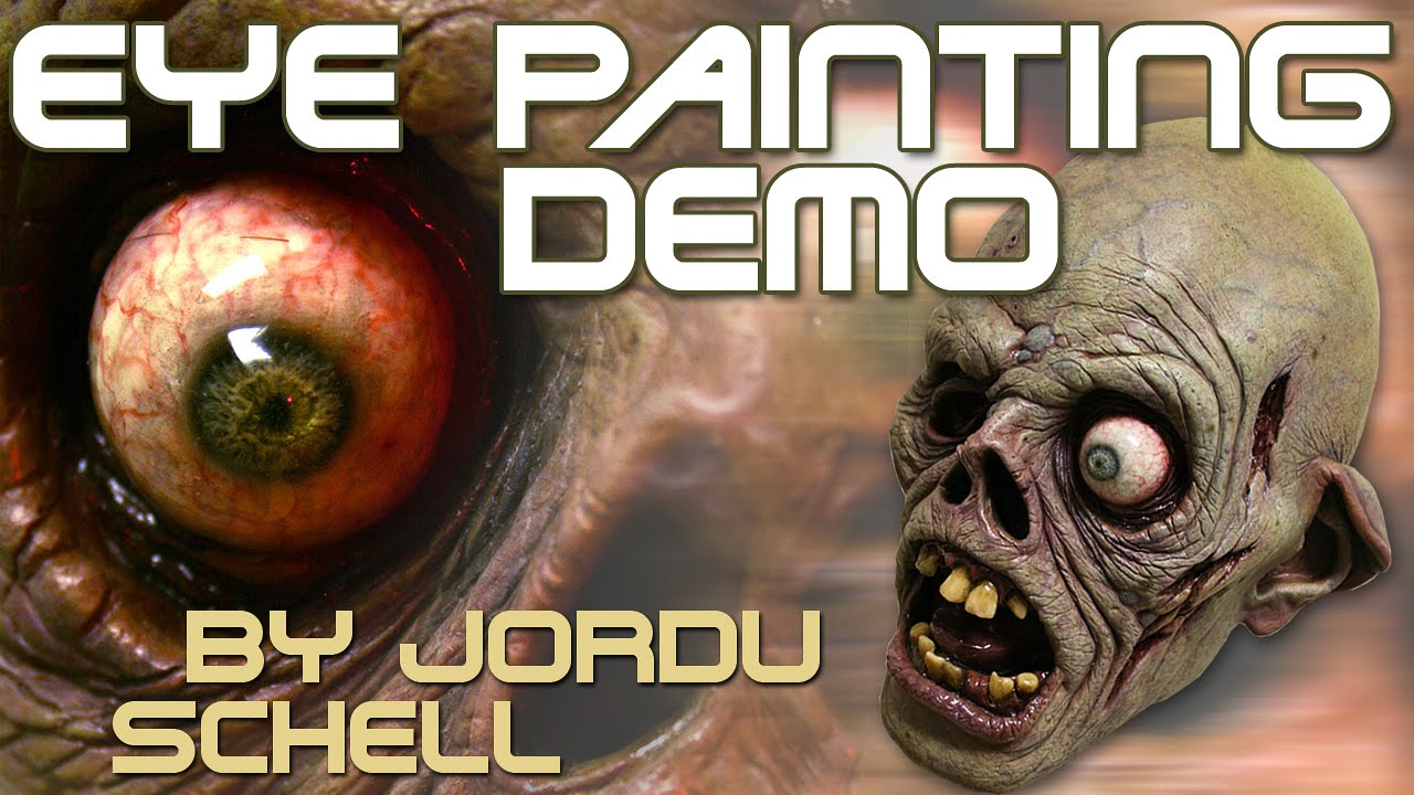 Eye painting demonstration by Jordu Schell