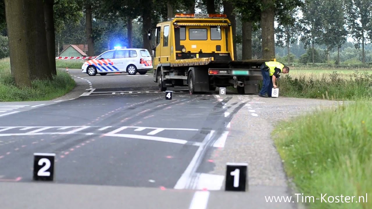 16/07/2013 Fietsster overleden na aanrijding met bergingsvoertuig Overslag