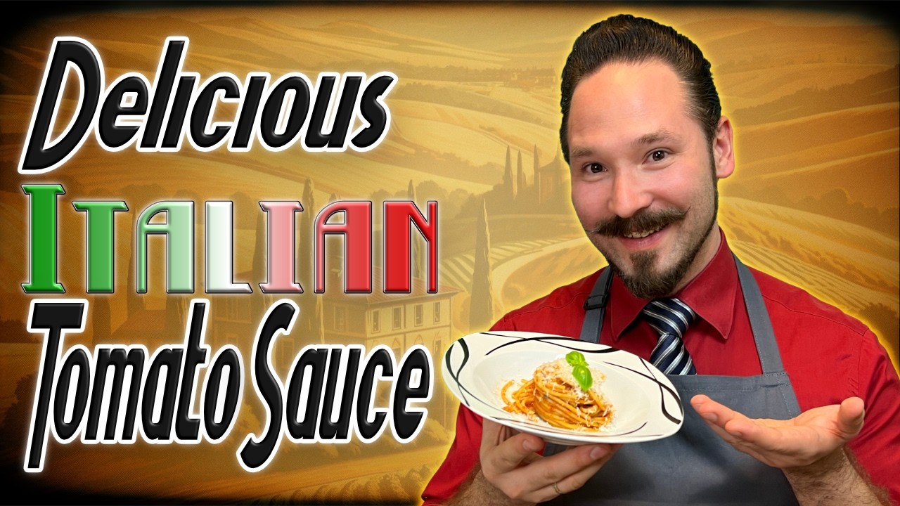 Easy Authentic Italian Tomato Sauce – A Must-Try Classic! 🍅🇮🇹