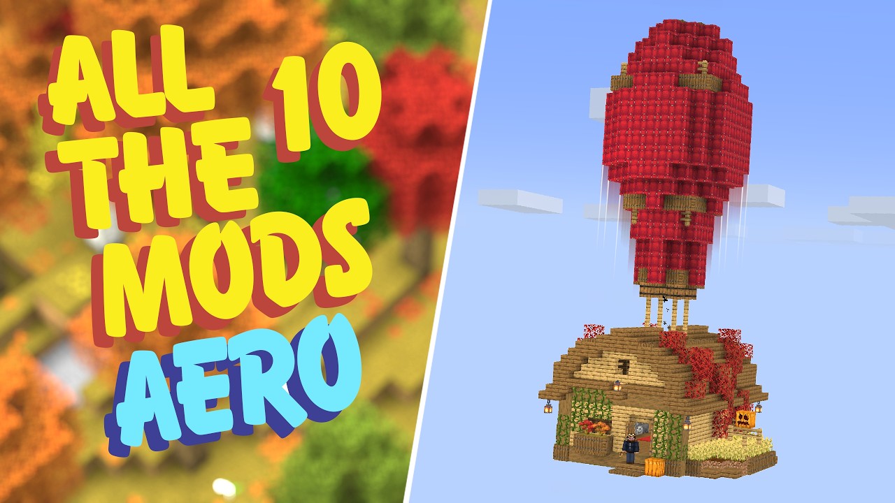 All The Mods 10 Aeronautics Modded Minecraft EP1 Making My Starter Base FLY