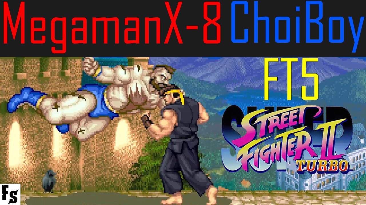 Super Street Fighter 2 Turbo - MegamanX-8 [Zangief] vs ChoiBoy [Ryu] (Fightcade FT5)