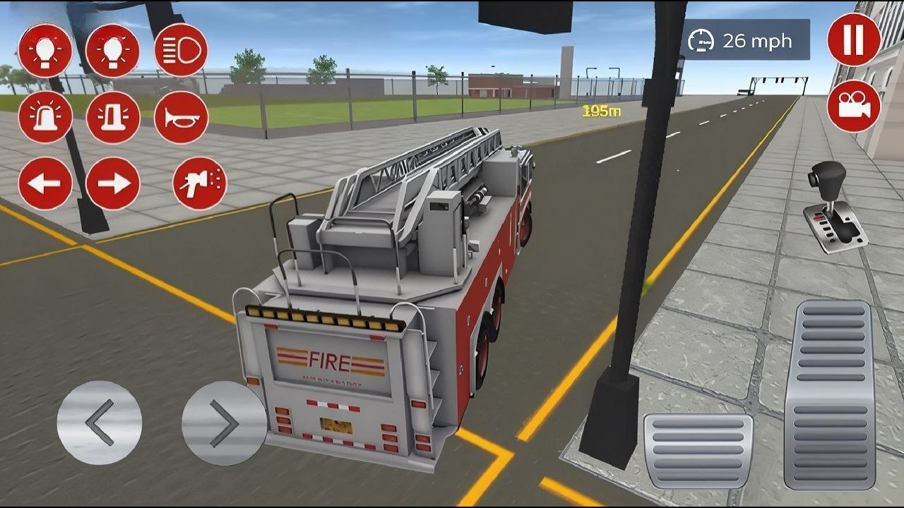 Fire Truck City Rescue Simulator - 911 US Emergency Fire Truck Driving 3D - Android Gameplay