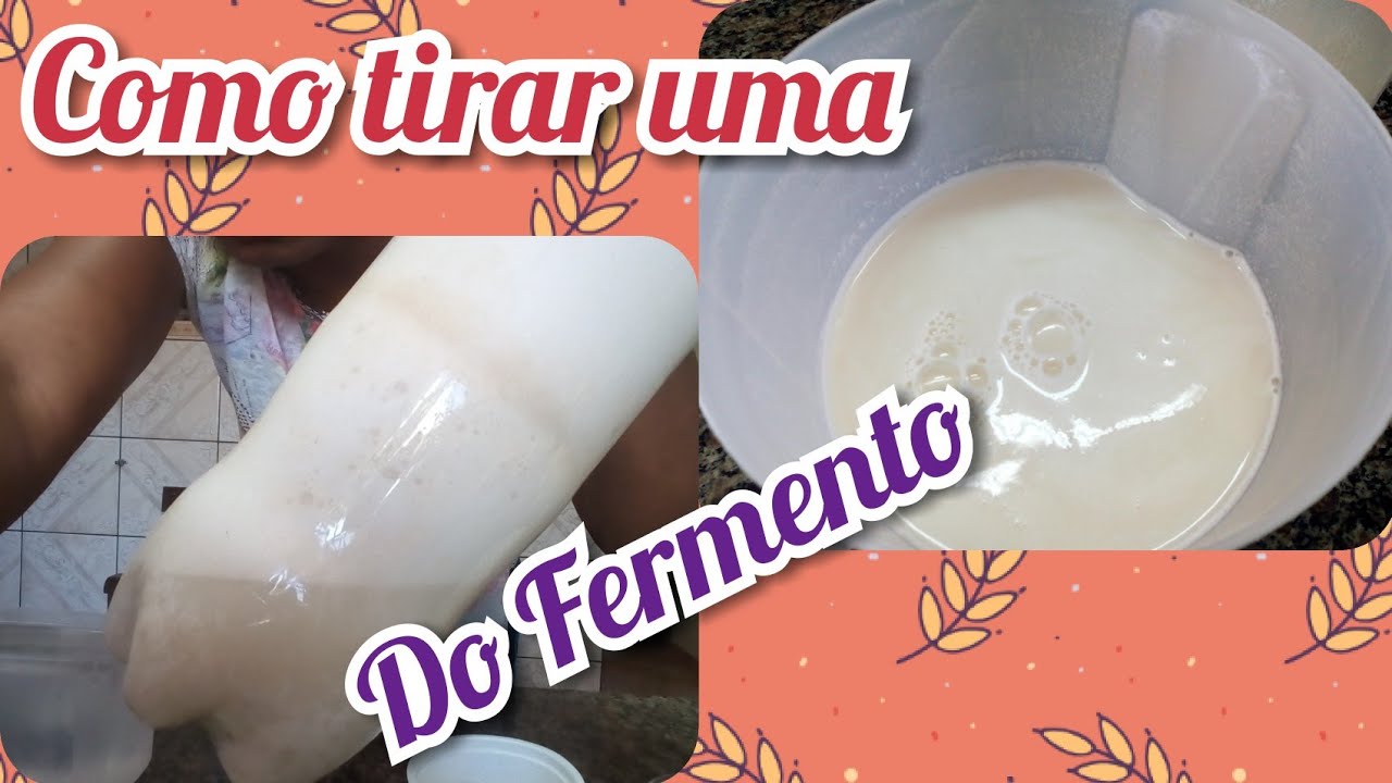 Como tirar uma muda #de Fermento de litro