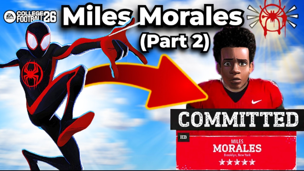 Miles Morales TRANSFERS in College Football 26! (Road to Glory)