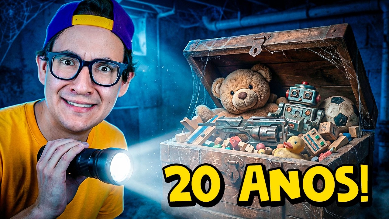 ABRINDO UMA CAIXA MISTERIOSA DE 20 ANOS (O que tem dentro?)