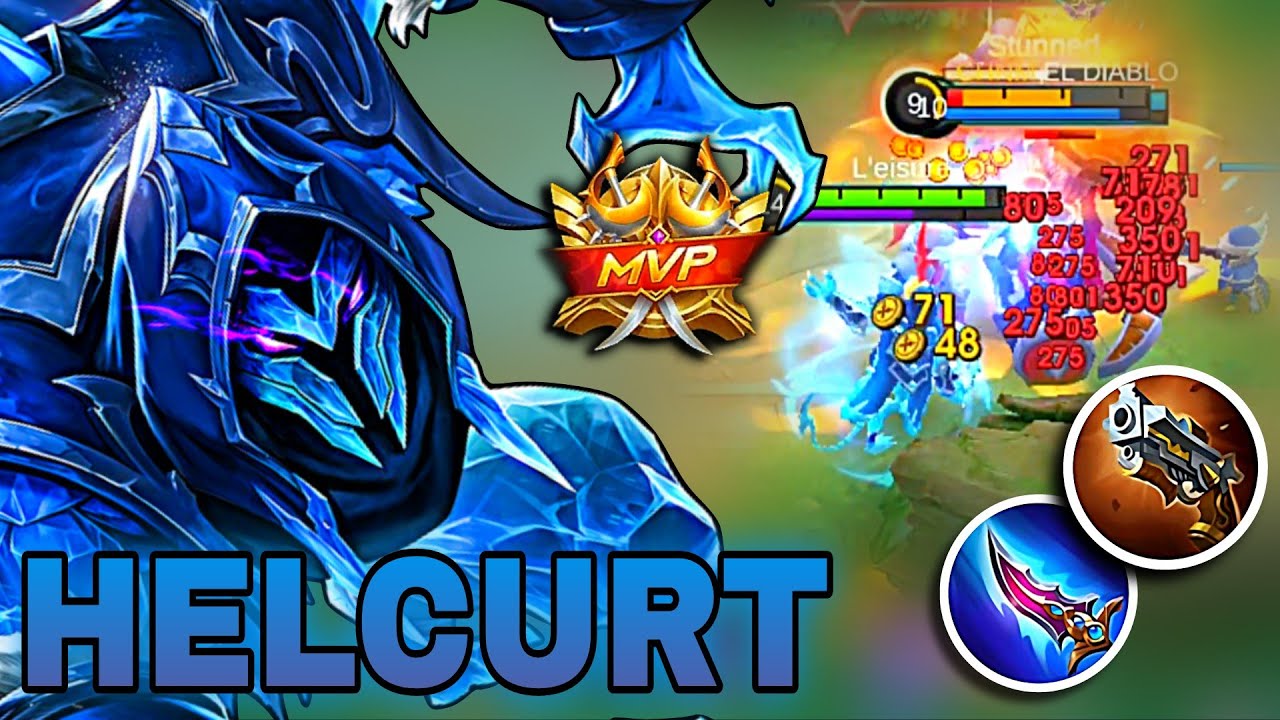 Helcurt ONE SHOT Build Gameplay | Top 1 Global Build | MLBB