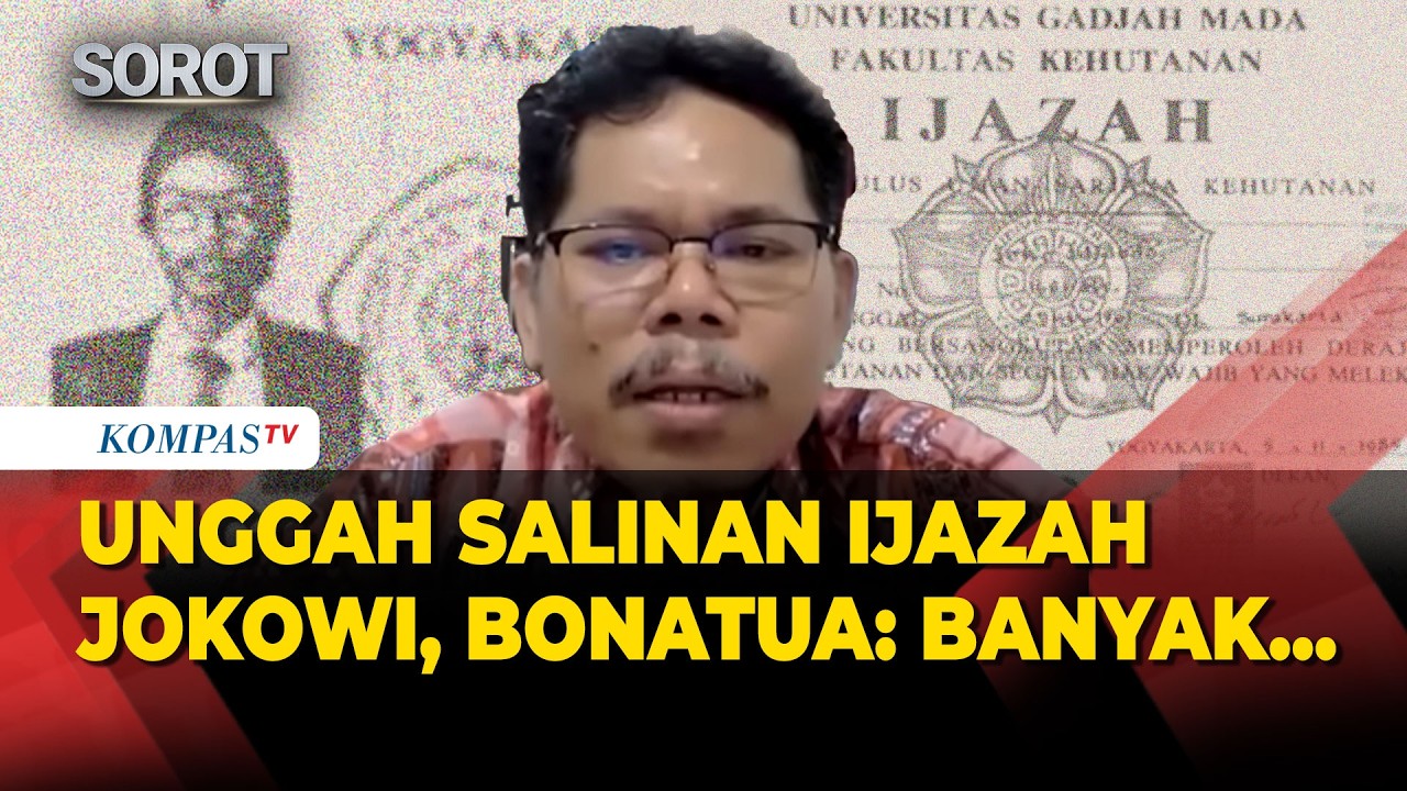 Bonatua Beber Temuan Netizen usai Unggah Salinan Ijazah Jokowi dari KPU ke Medsos
