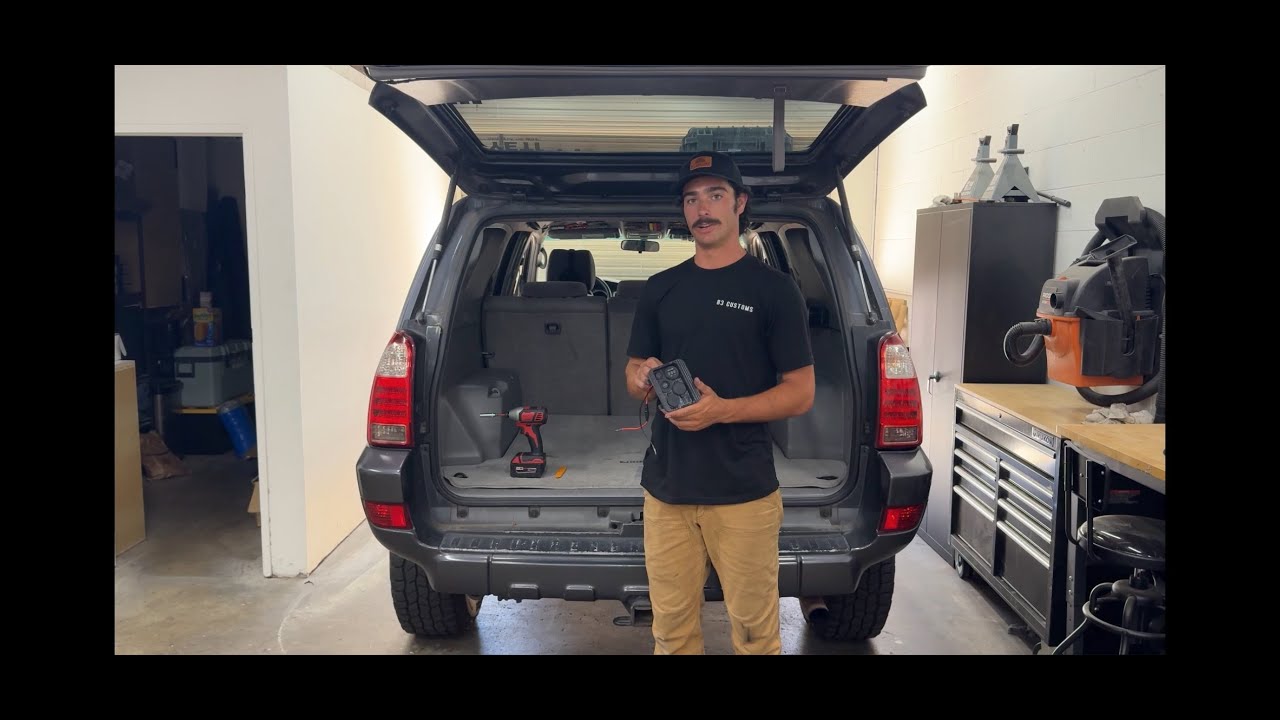 4th Gen 4Runner Rear Cargo Power Panel Installation