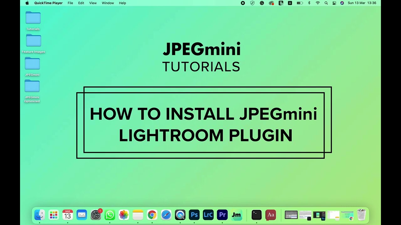 JPEGmini Tutorial: How To Install The JPEGmini Lightroom Plugin
