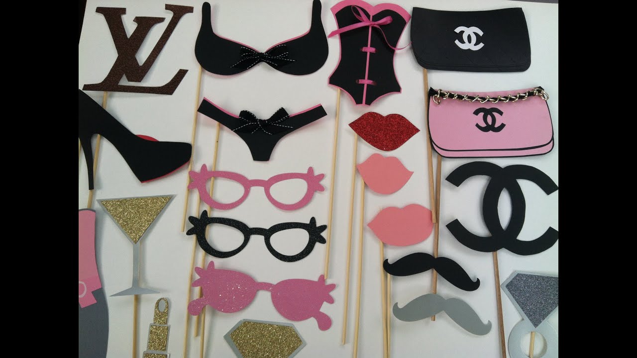 Photo booth props  fun for weddings, birthdays, showers or for any party event.