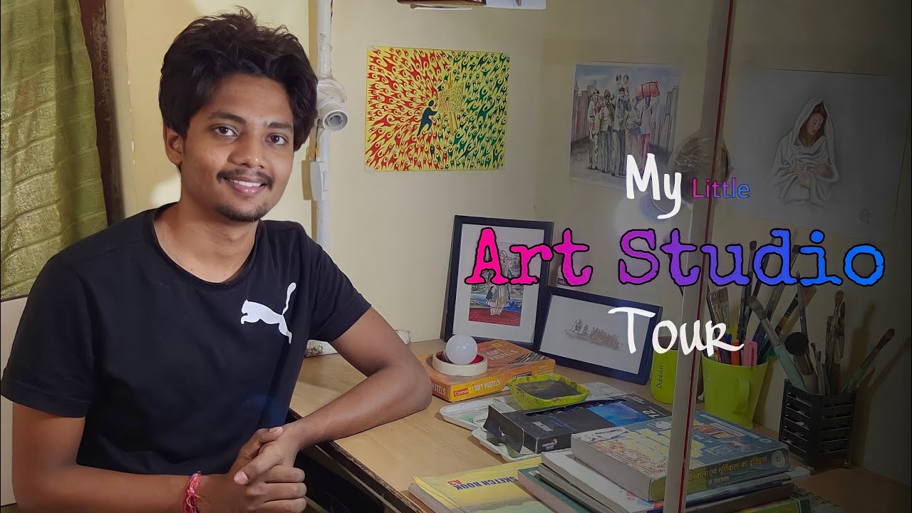 My Art Studio Tour | My YouTube Studio Setup | How  i record my videos | Art Studio | Pravish Rahi