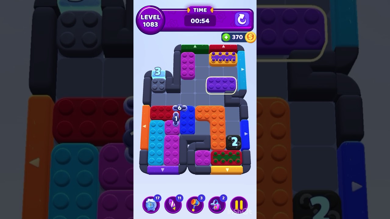 Color Block Jam Level 1083 &ndash; Full Puzzle Solution (No Boosters)
