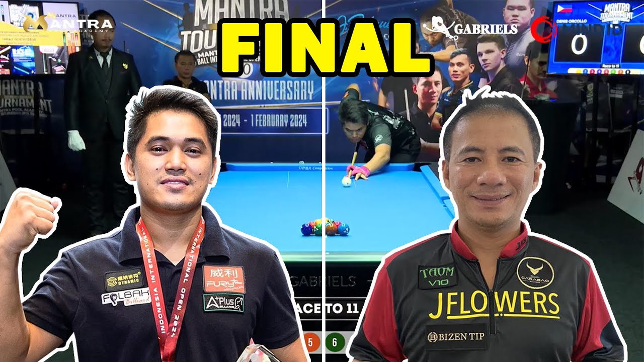 Dennis Orcollo vs Jeffrey Ignacio | FINAL | MANTRA 10 BALL INTERNATIONAL OPEN 2024