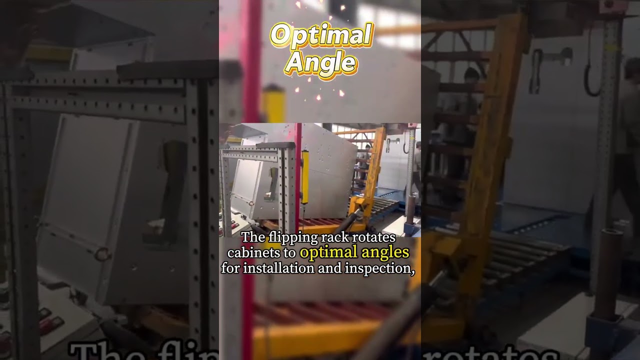 Watch how roller conveyors + flipping racks transform cabinet assembly!