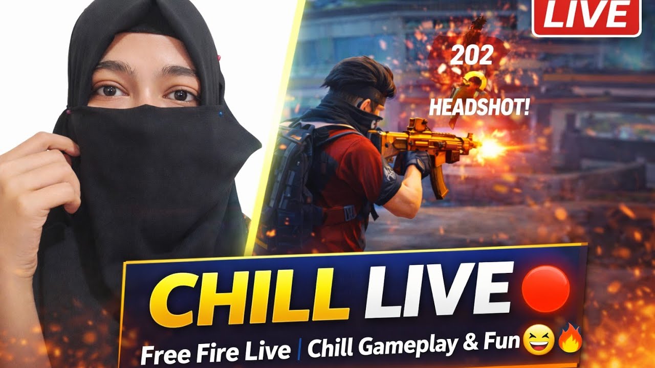 👉 Free Fire Live | Chill Gameplay & Fun 🎮🔥