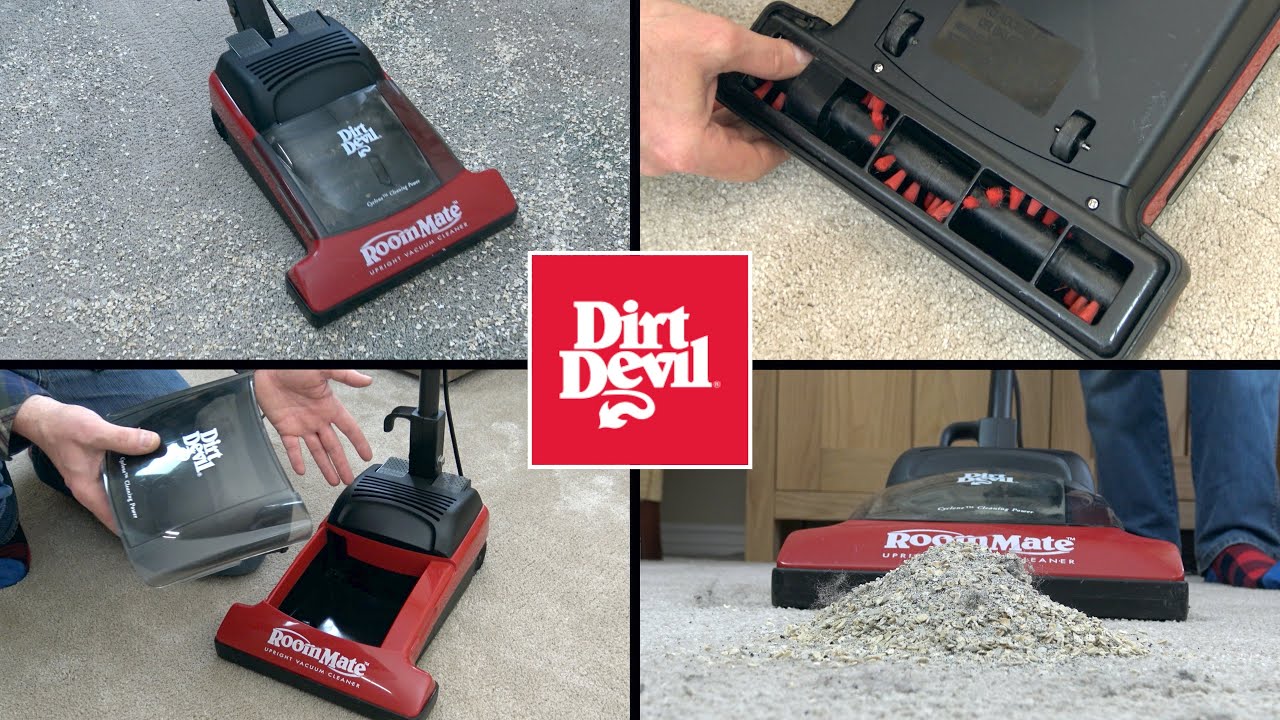 Dirt Devil RoomMate Vacuum Cleaner Demonstration & Review