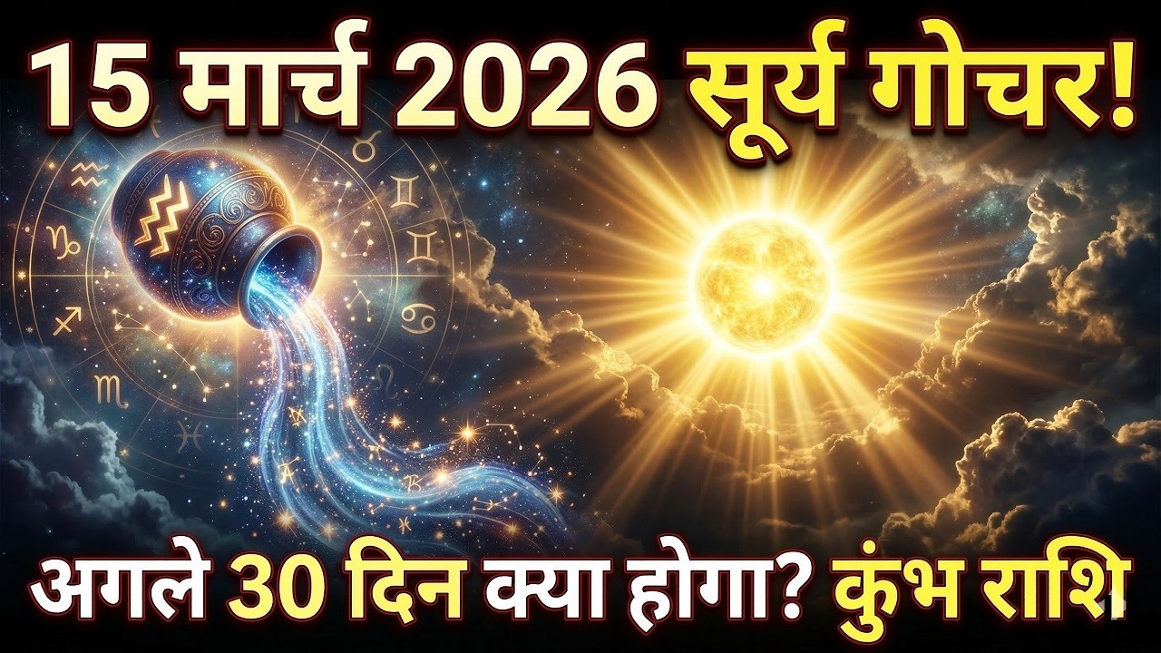 Kumbh Rashi: कुंभ राशि: 15 मार्च 2026 सूर्य गोचर! अगले 30 दिन आपके जीवन में क्या होने वाला है?
