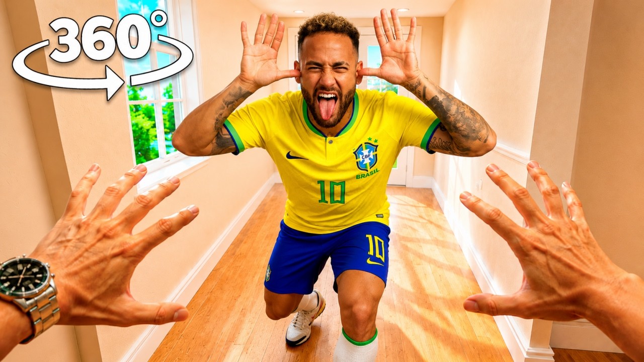 Neymar BROKE Into YOUR HOUSE&hellip; RUN NOW! (VR 360&deg; 4K Video)