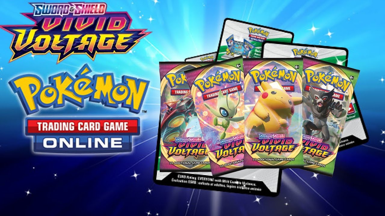 Pokemon TCG Online - 40 Vivid Voltage Packs | 4 Amazing Rares!