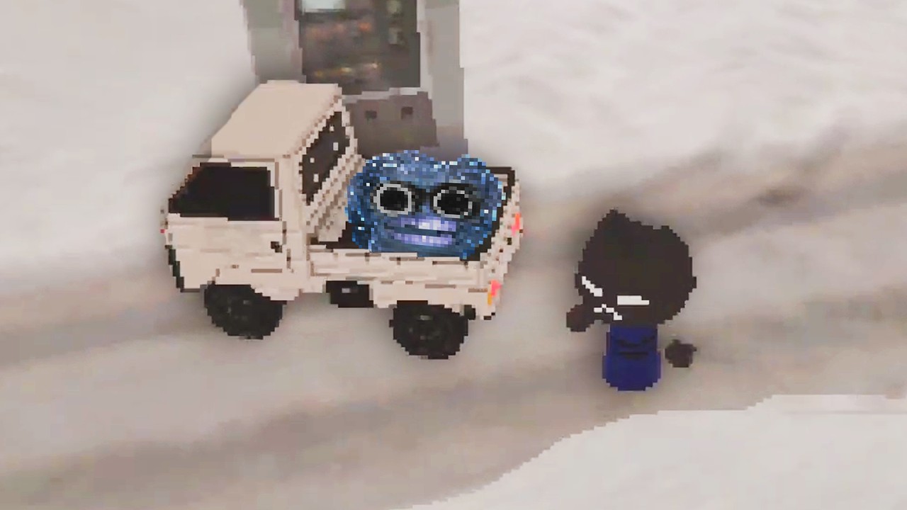 in this game you drive a truck and are a cat (VOD)