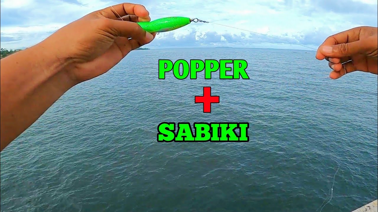 cara bikin rangkaian popper sabiki || langsung amis