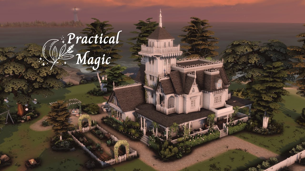 Practical Magic House 🧙🏻‍♀️🥀🧹 - The Sims 4 Speed Build | No CC