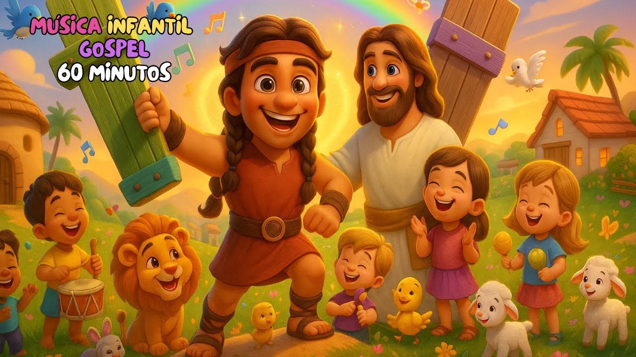 A História de Sansão | Bíblia Cantada para Crianças | Louvor Infantil | Música Infantil Gospel