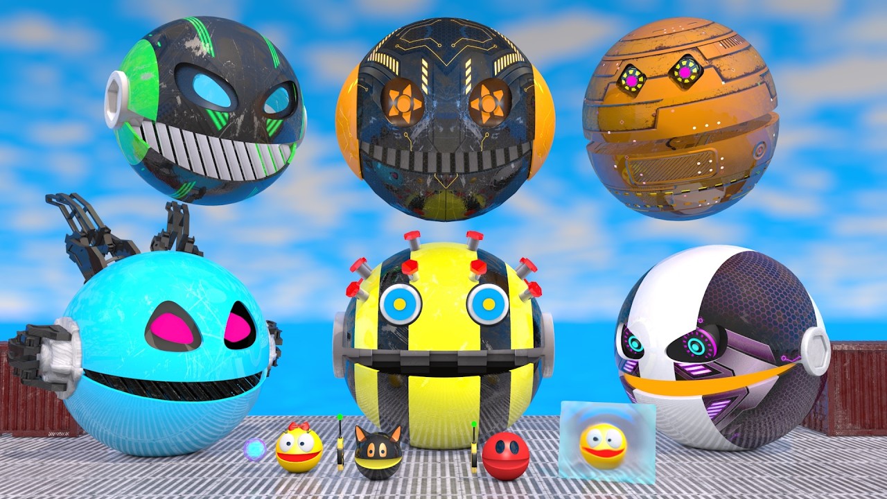 Pacman vs Robot Pacmans &ndash; Ultimate Challenge! &ndash; Phase Mirror & Elastic Pulse Orb