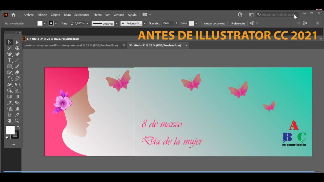 Adobe illustrator 2021: ¿Cómo hacer un Carrousel o Slide para Instagram? Exportar para pantallas.