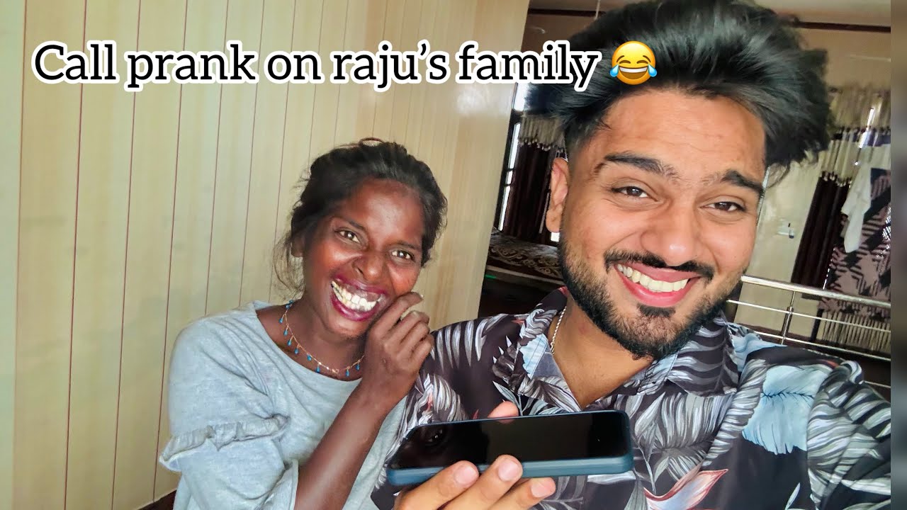 Raju ki behan aur maa ke sath kia call prank 😂📱 || parnaj vlogs