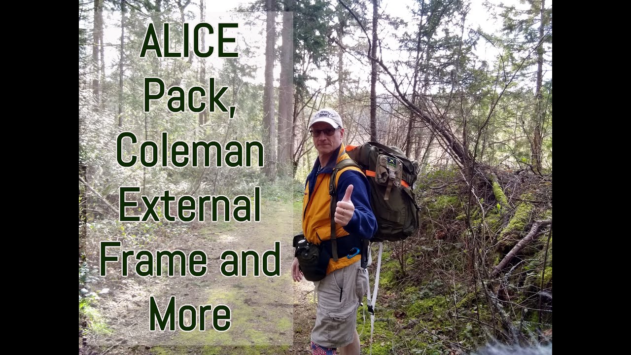 Modified ALICE Pack  - Upgraded my ALICE with a Coleman external frame #alice #alicepack