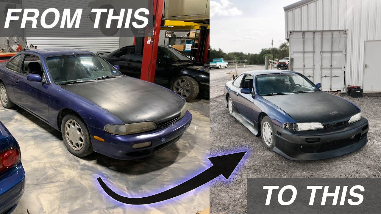 TRANSFORMING OUR 240sx | KBD Body Kit Install On The Giveaway S14