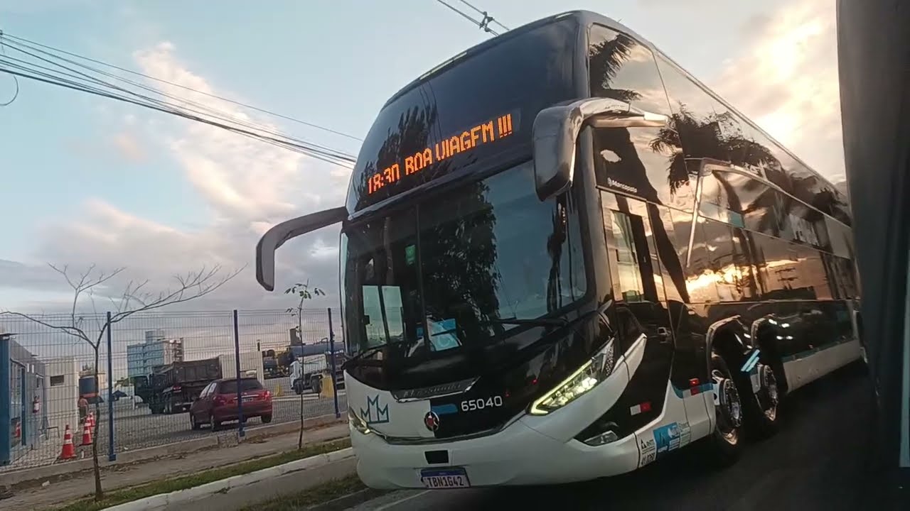 Marcopolo 1800 DD Classis Semi Leito astor Leito Cama Viação Penha prefixo 65040 Volvo B510R euro 6