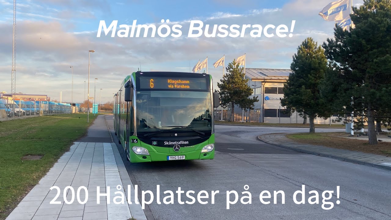Malmös Bussrace-Alla Stadsbussar På En Dag!