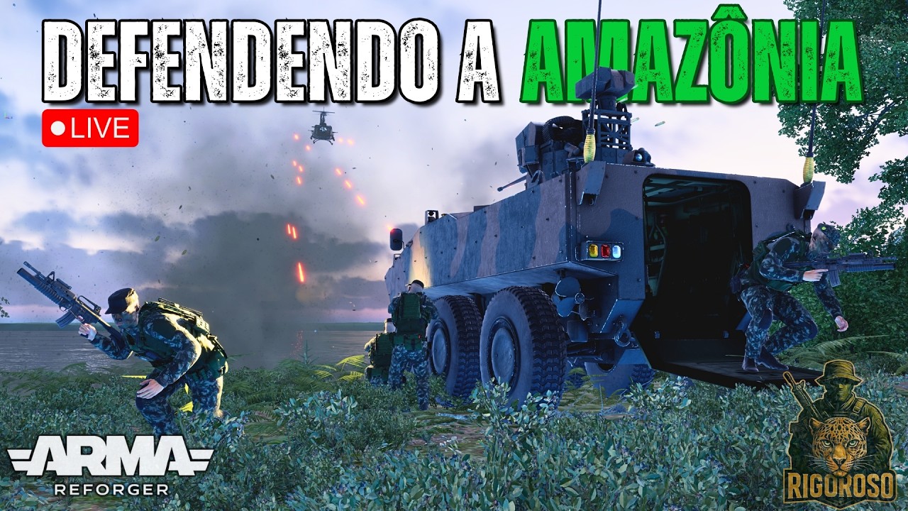 Arma Reforger em PROMOÇÃO! BOPE x Tr4fic4nt#s no Mapa da Favela AO VIVO