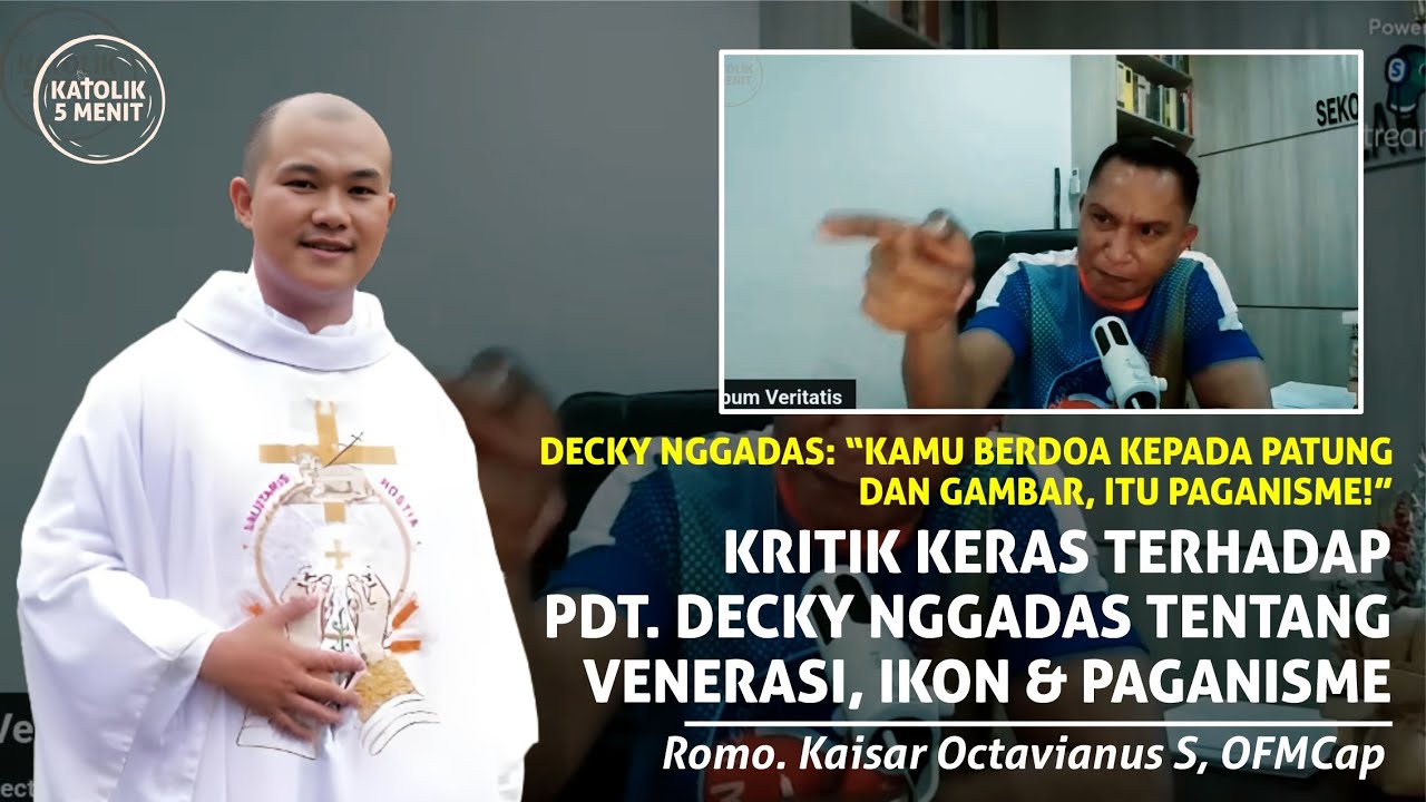 Katolik Tidak Memakai Budaya Pagan! Kritik Keras Kepada Pendeta Decky Nggadas