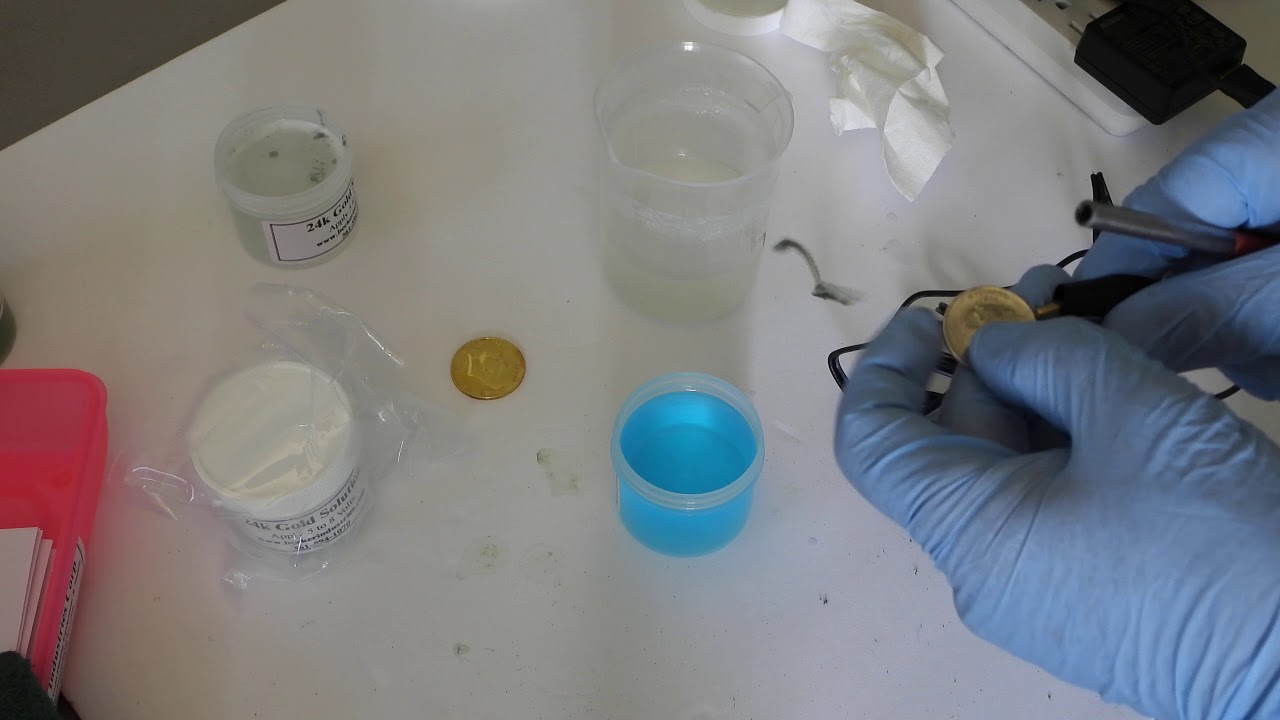 Gold Plating Kit, Immersion Electroplating with $59.00 Plating Kit