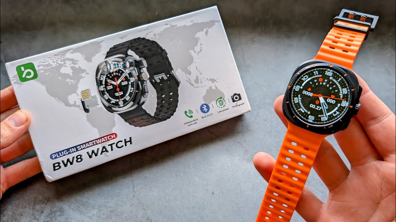 BW8 4G SmartWatch with Camera & SIM Card - Unboxing & Full Review