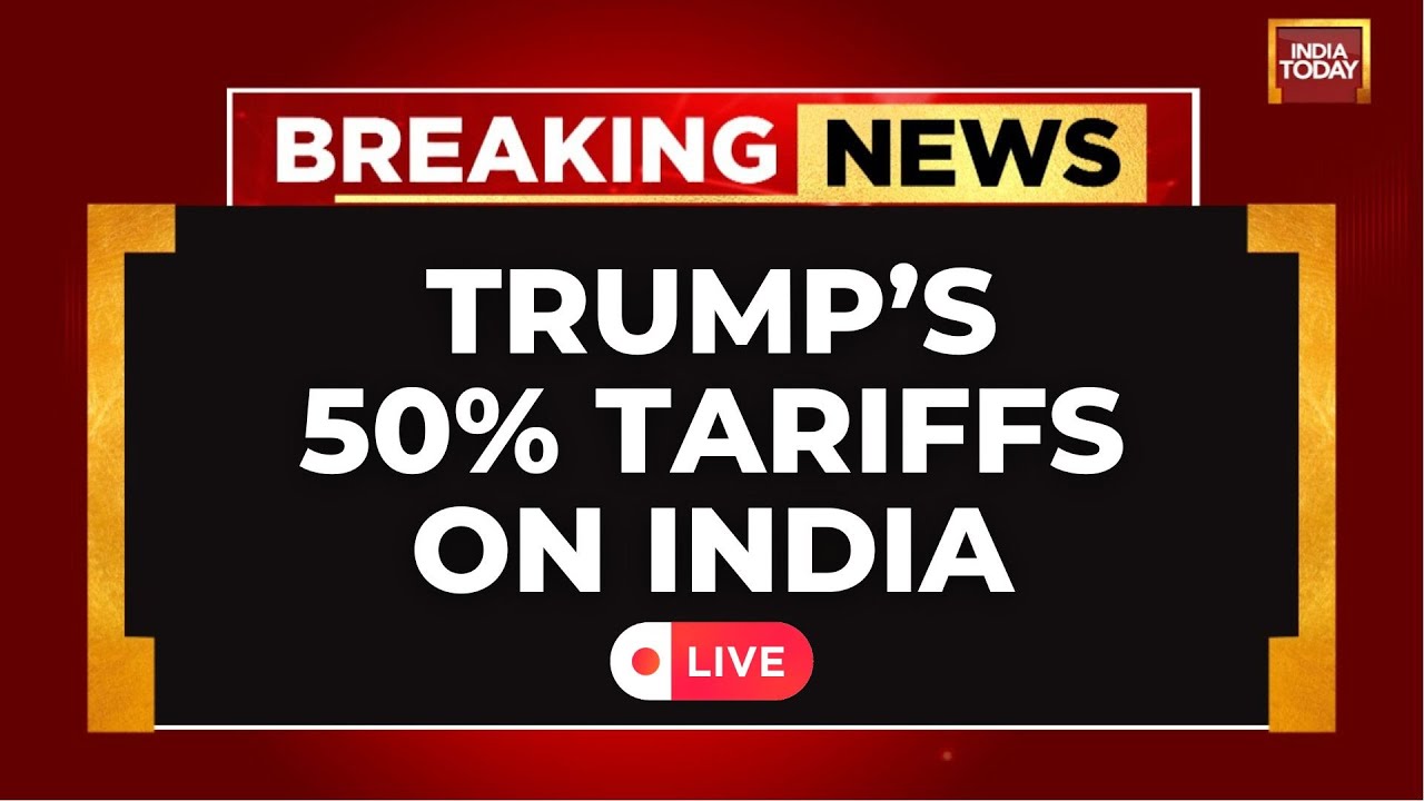 Trump's Tariff War On India LIVE Updates: 50% US Tariffs Come Into Effect | US-India Trade Deal LIVE