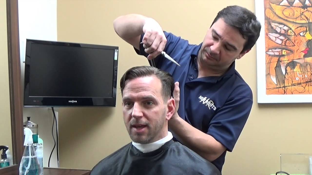 NEW ROOT STUDIO Darrin Gets his hair back www.newrootsonline.com