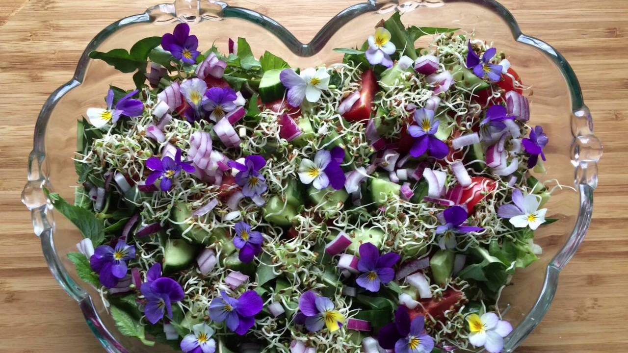 Edible Flower Salad
