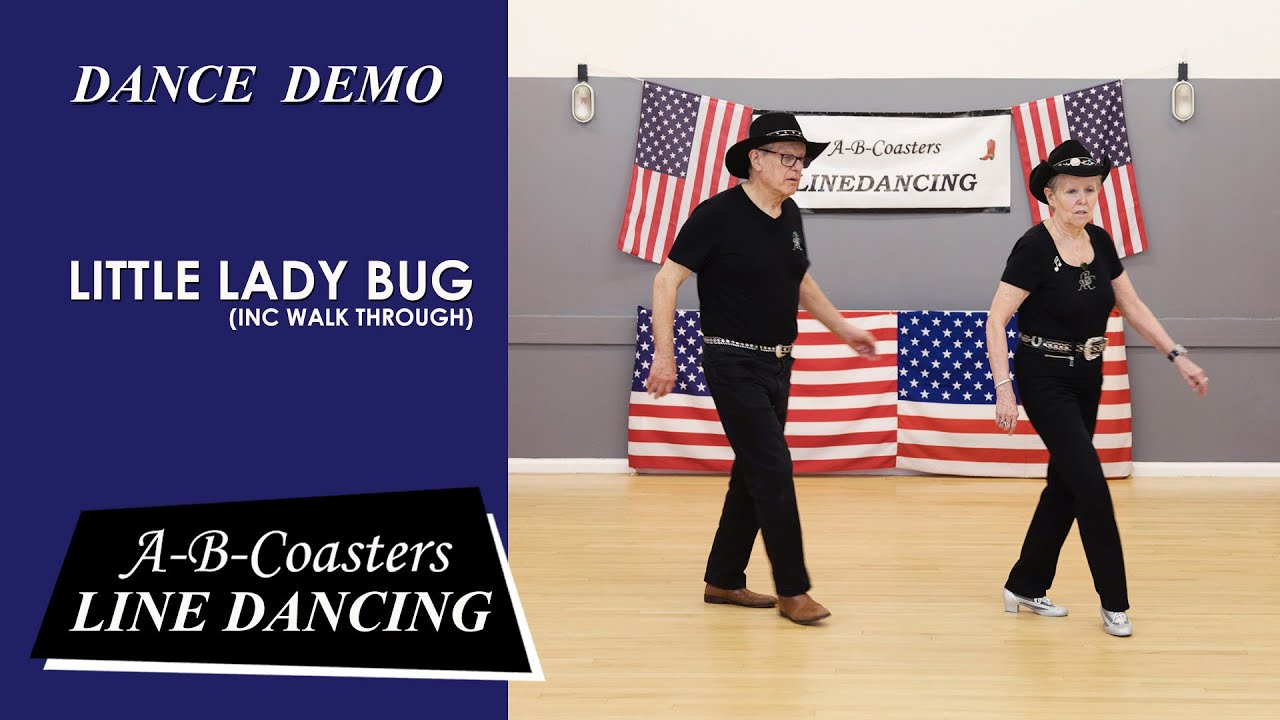 LITTLE LADY BUG - Line Dance Demo & Walk Through