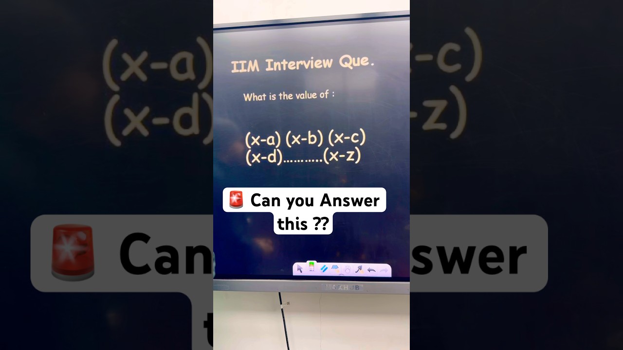 Think Before You Answer! Tricky Quant Question Asked in IIMs 